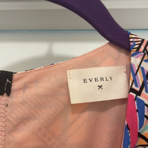 Lulus (Everly) Geometric Print Dress Size Small - Picture 3 of 4